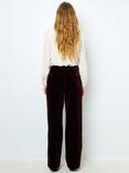 Gerard Darel Nora Velour Straight Trousers