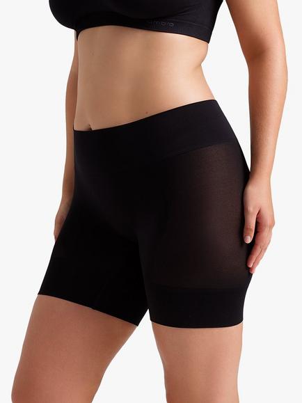 Ambra Curvesque Comfort Anti-Chafing Shorts, Black