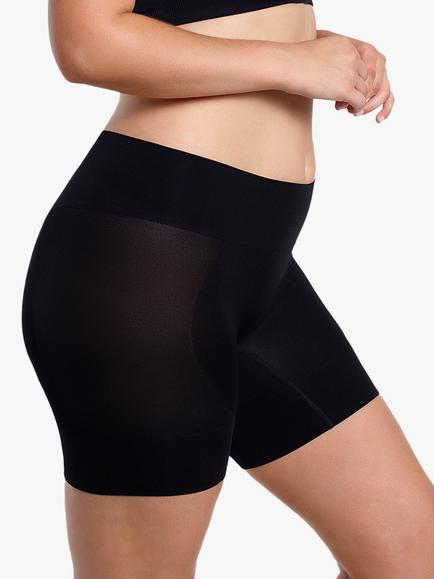 Ambra Curvesque Comfort Anti-Chafing Shorts - view 2, Black