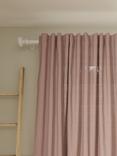 John Lewis Cotton/Linen Hidden Tab Voile Panel, Plaster
