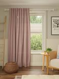 John Lewis Cotton/Linen Hidden Tab Voile Panel, Plaster
