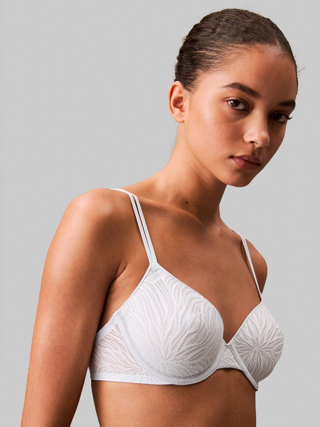 Calvin Klein Sheer Marquisette Demi Bra, Plein Air