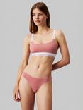 Calvin Klein Modern Air Bralette, Red Grape