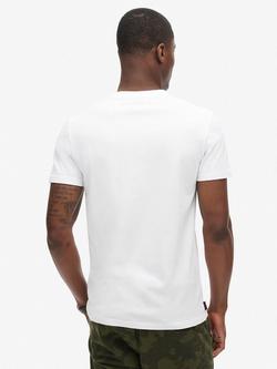 Superdry Essential Logo T-Shirt - view 2, Optic/Hazard Orange