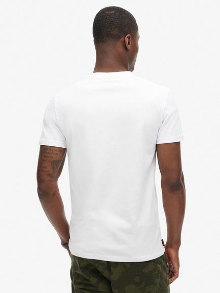Superdry Essential Logo T-Shirt - view 2, Optic/Hazard Orange