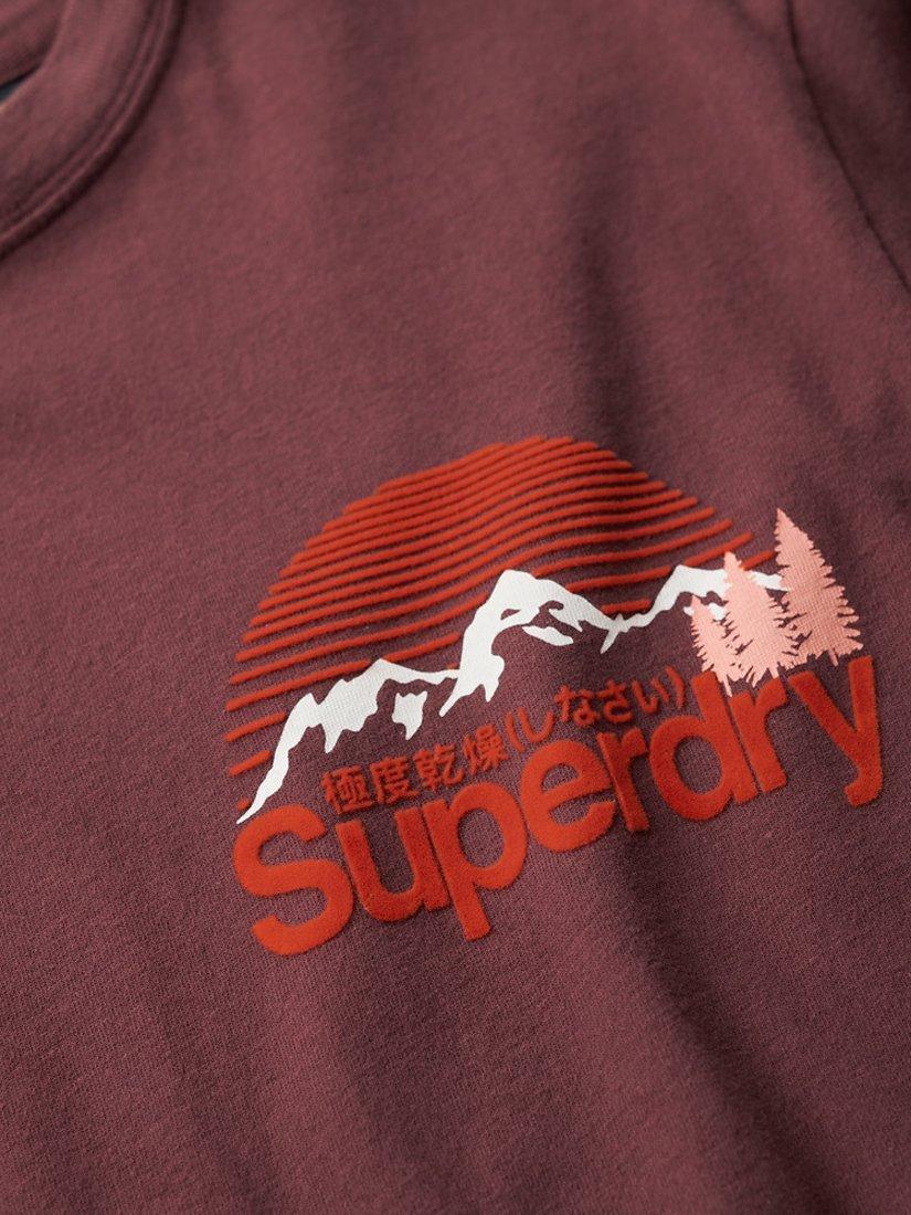 Product image 6 of 6, which shows Superdry Basic T-Shirt, Rum Raisin Brown, S