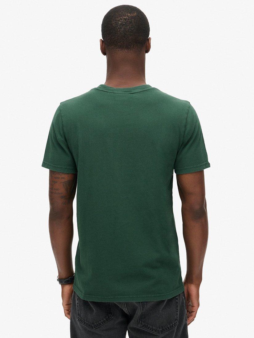 Product image 2 of 5, which shows Superdry Vintage Logo Graphic T-Shirt, Enamel Green, S