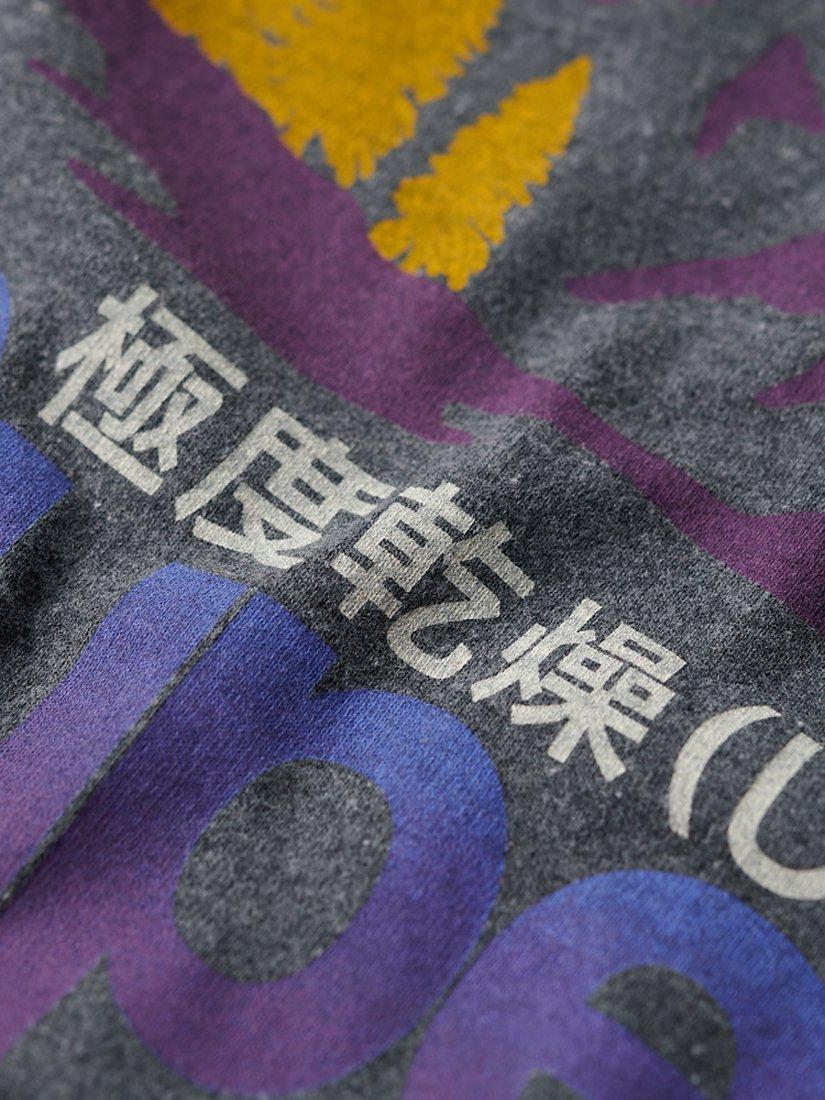 Product image 6 of 6, which shows Superdry Great Outdoors Graphic T-Shirt, Granite Grey Marl, S