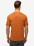 Superdry Over-Dyed Slub Marl T-Shirt, Denver Orange