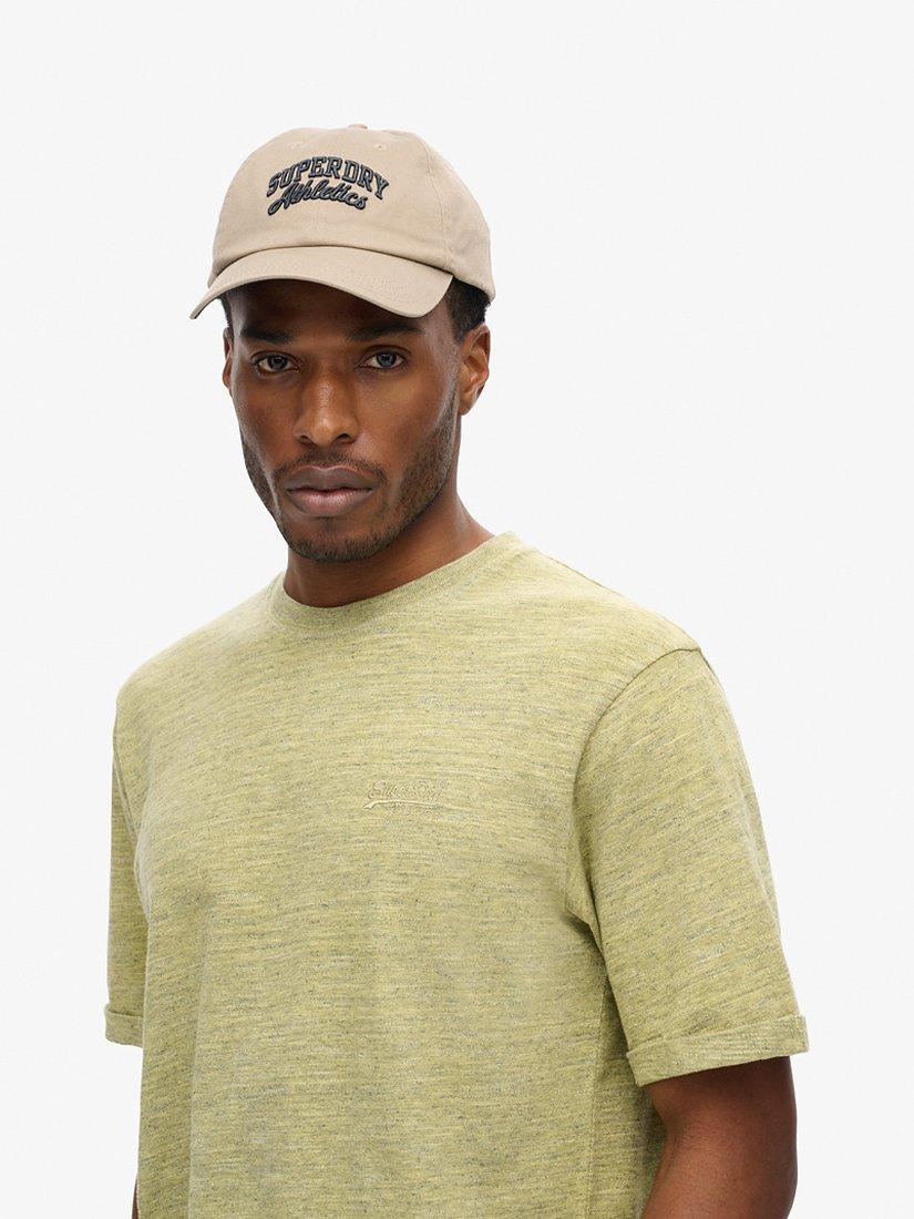 Product image 5 of 6, which shows Superdry Over-Dyed Slub Marl T-Shirt, Lemon Drop, S