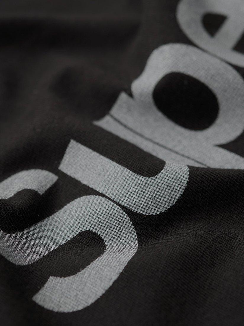 Product image 6 of 6, which shows Superdry Core Logo City Loose T-Shirt, Black, S