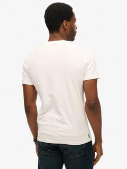 Superdry Essential Embroidered T-Shirt, Optic - view 2, Optic