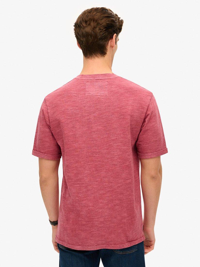 Product image 2 of 4, which shows Superdry Over-Dyed Slub Marl T-Shirt, Soft Grey, S