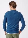 Aubin Westbourne Merino Wool Jumper, Cornflower Blue