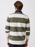 Aubin Skelton Rugby Shirt, Khaki Stripe