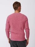 Aubin Prestwick Wool Crew Jumper, Pink