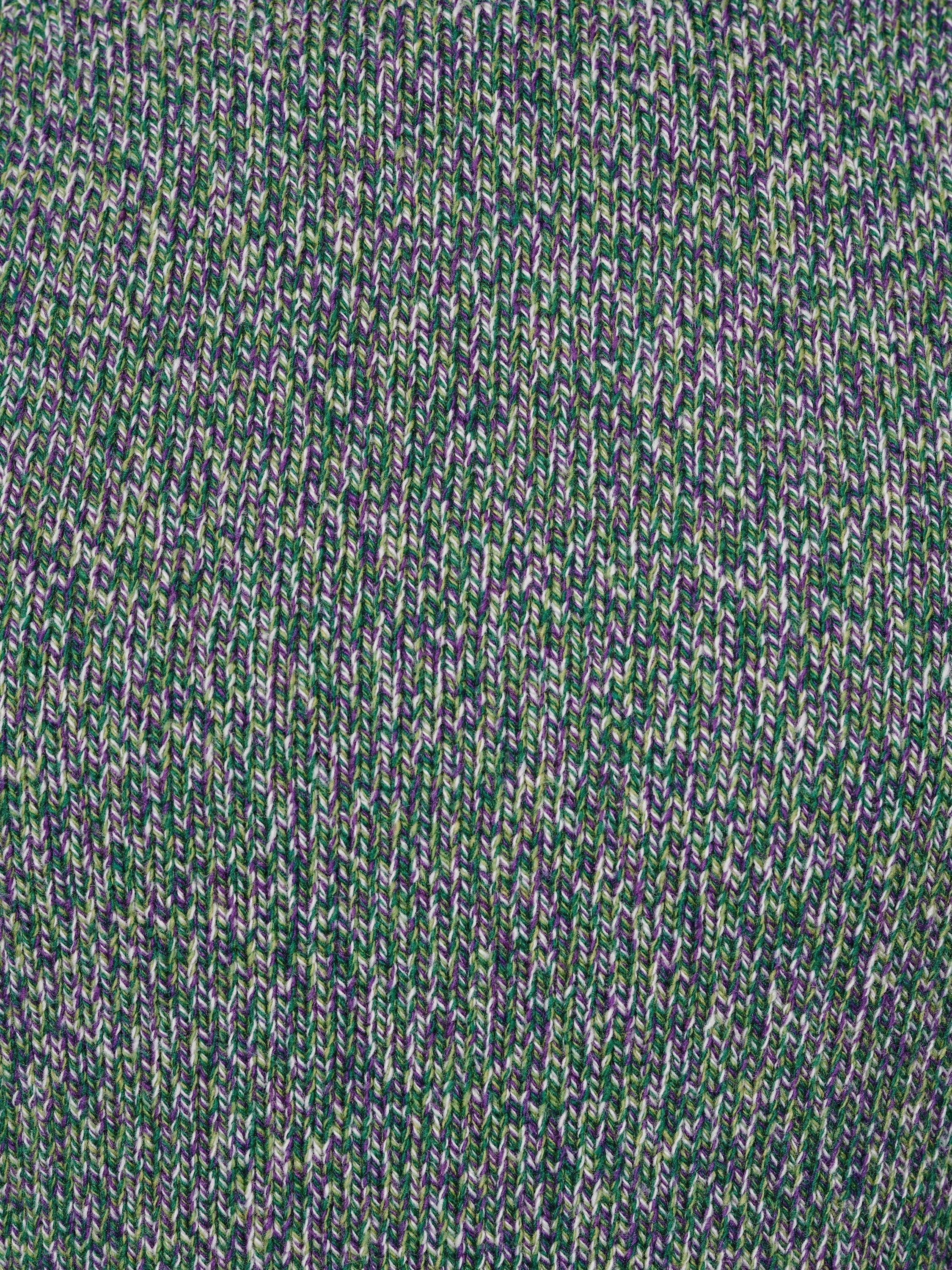 Product image 6 of 8, which shows Aubin Ripley Crew Neck Wool Blend Jumper, Green Twist, S