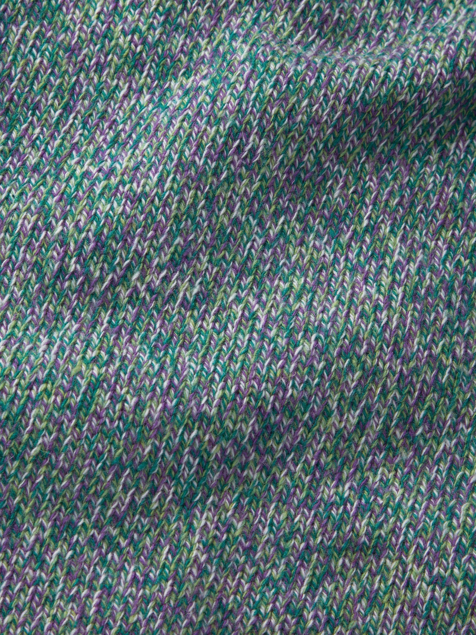 Product image 7 of 8, which shows Aubin Ripley Crew Neck Wool Blend Jumper, Green Twist, S