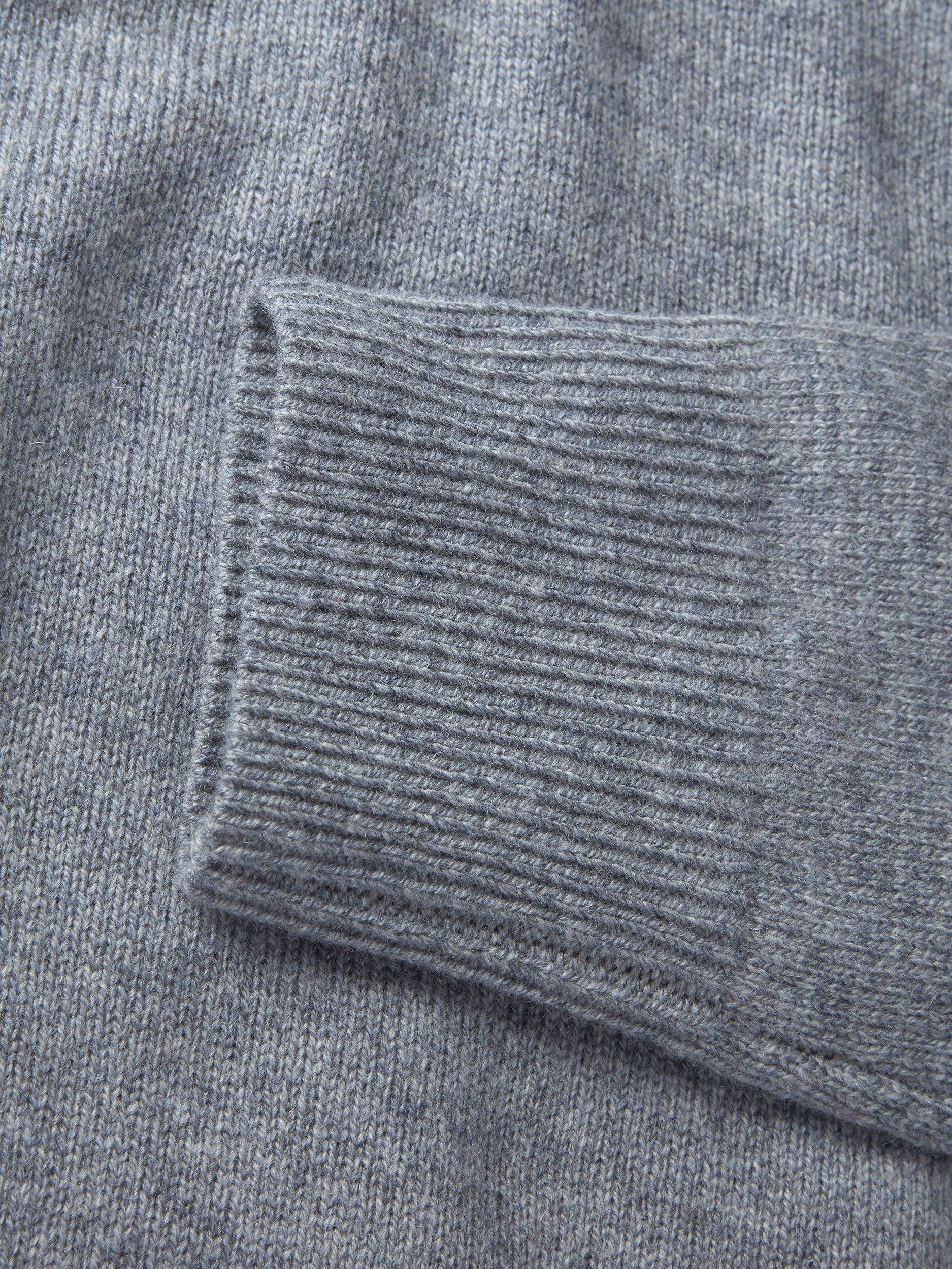 Aubin Westbourne Merino Wool Jumper, Grey Marl, S