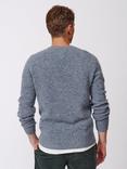 Aubin Prestwick Wool Crew Jumper, Grey