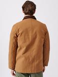 Aubin Canwick Contrast Cord Collar Worker Jacket, Tan