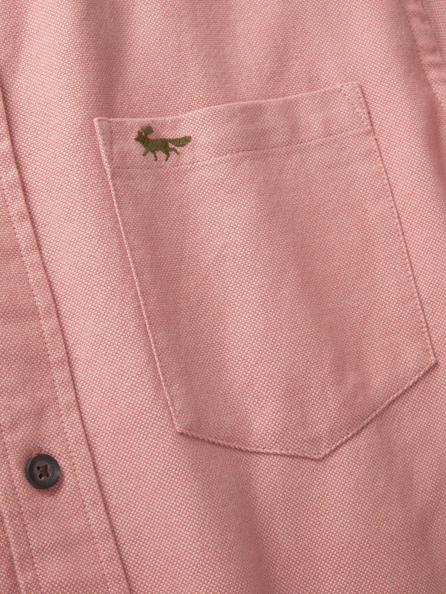 Product image 6 of 7, which shows Aubin Oxcombe Brushed Oxford Button Down Shirt, Rose, XXL