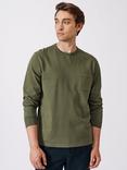 Aubin George Long Sleeve T-Shirt, Olive