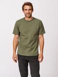 Aubin Newburgh Relaxed Pocket T-Shirt, Khaki