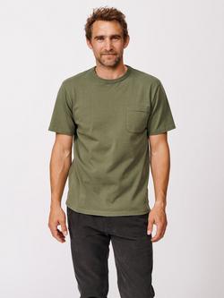 Aubin Newburgh Relaxed T-Shirt, Khaki