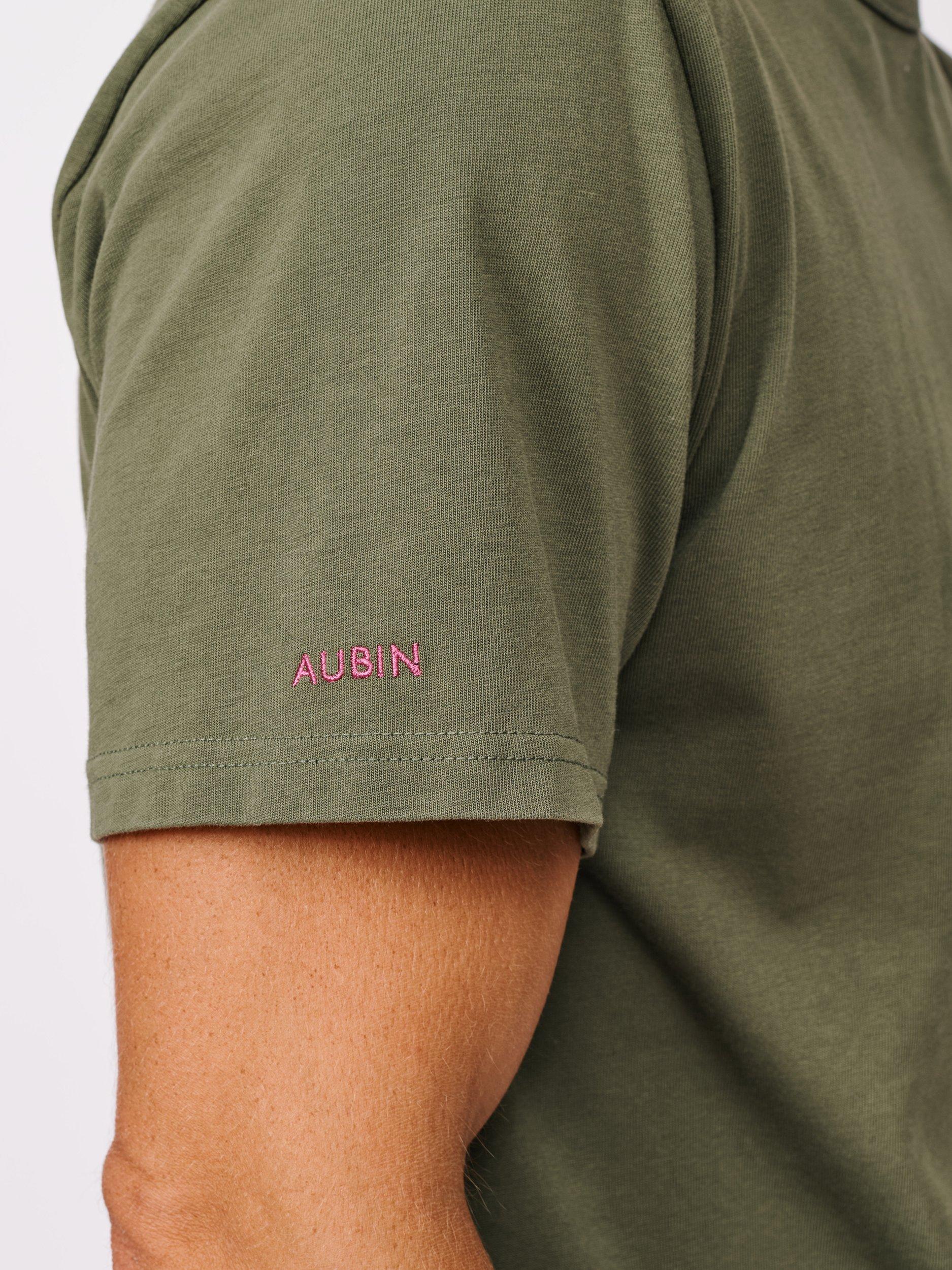 Product image 4 of 6, which shows Aubin Newburgh Relaxed T-Shirt, Khaki, S