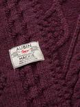 Aubin Haconby Wool Scarf, Damson