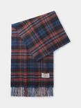 Aubin Hamilton Wool Scarf, Navy/Multi