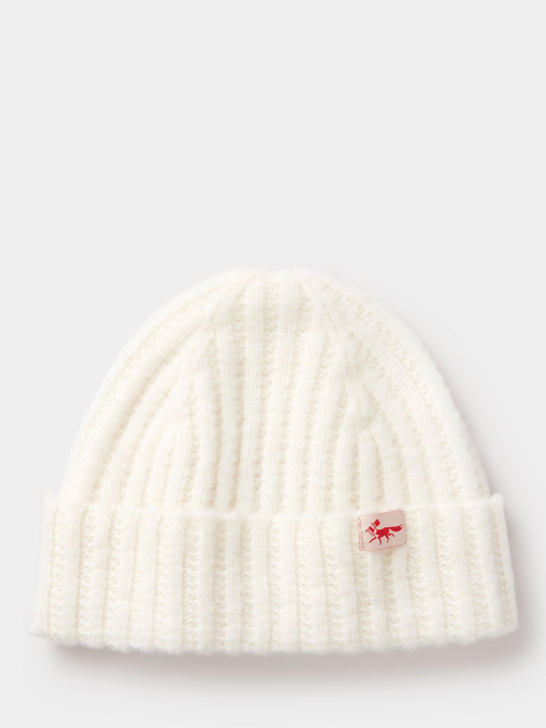 Aubin Digby Wool Beanie, Ecru, One Size