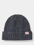 Aubin Lowther Wool Beanie Hat, Grey