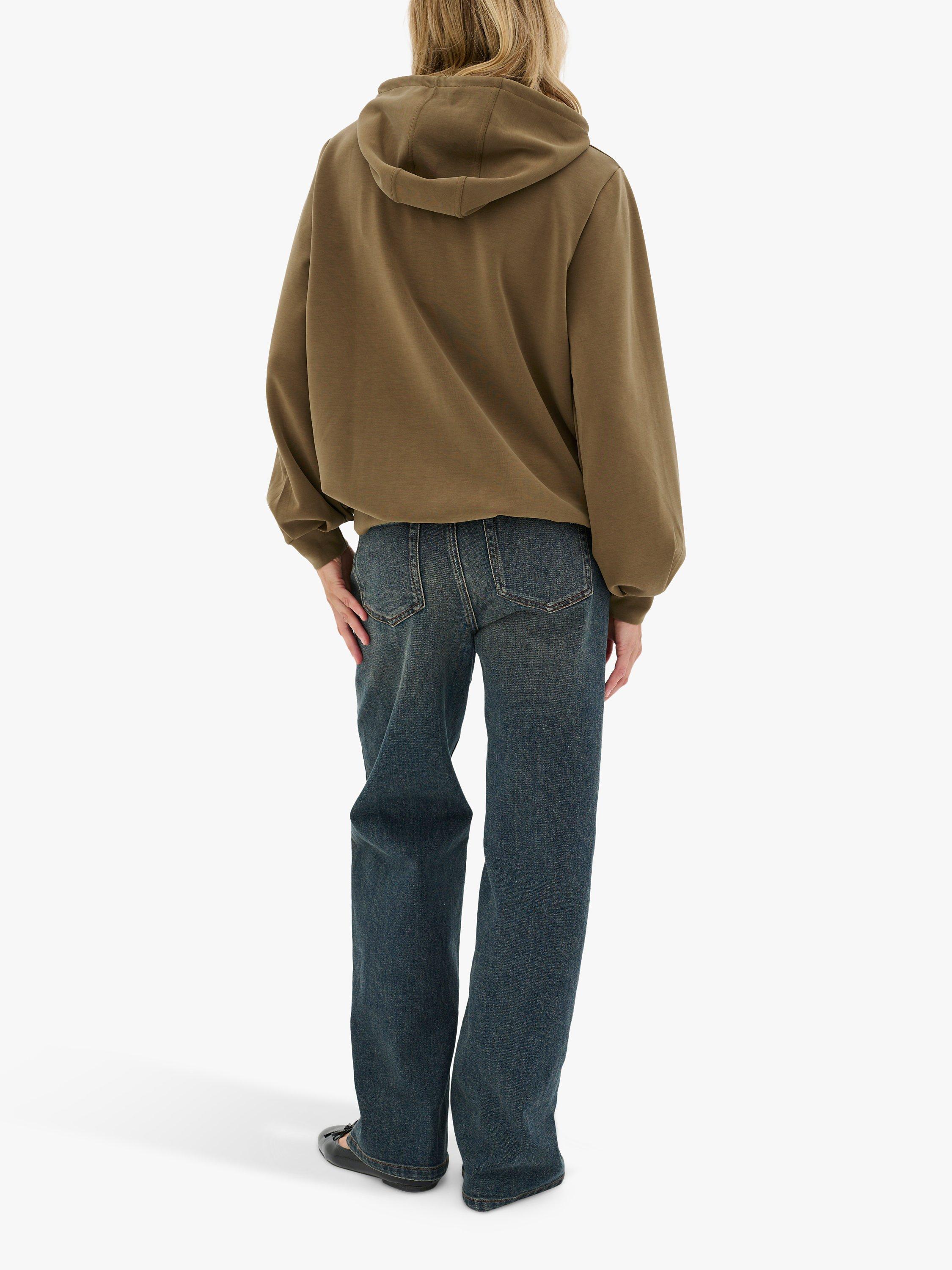 Product image 2 of 5, which shows MY ESSENTIAL WARDROBE Elle Hoodie, Military Olive, XL