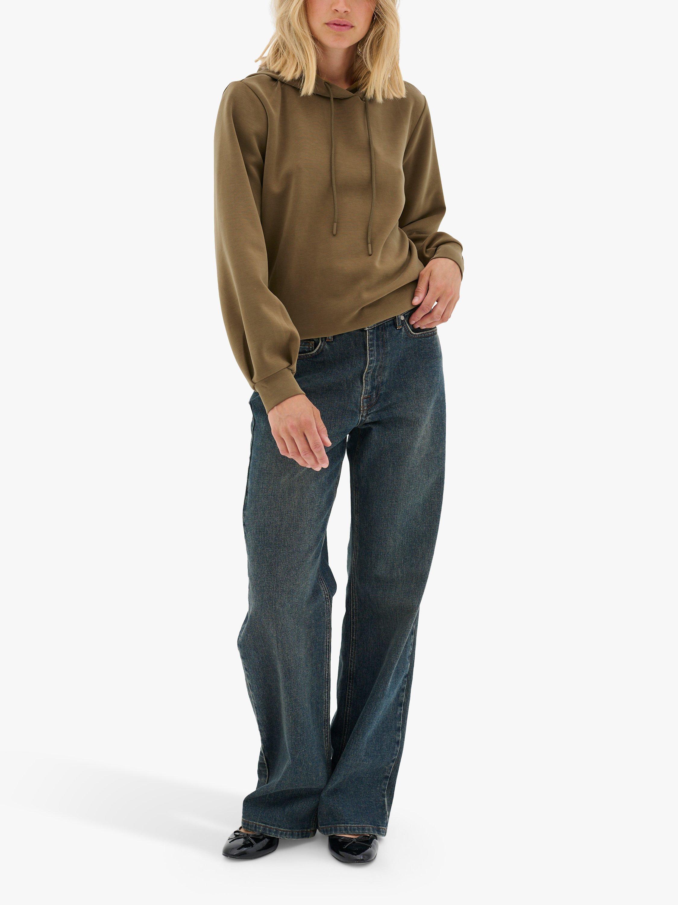 Product image 3 of 5, which shows MY ESSENTIAL WARDROBE Elle Hoodie, Military Olive, XL