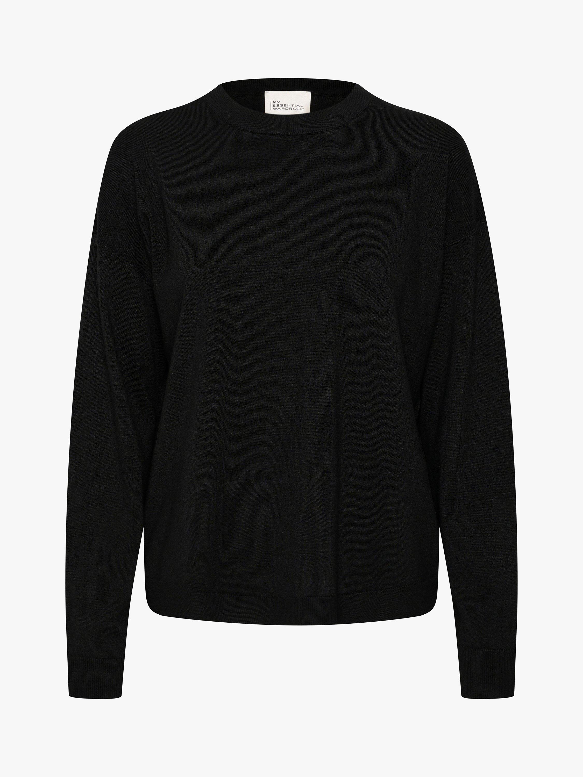Product image 4 of 5, which shows MY ESSENTIAL WARDROBE Emma Jumper, Black, XS
