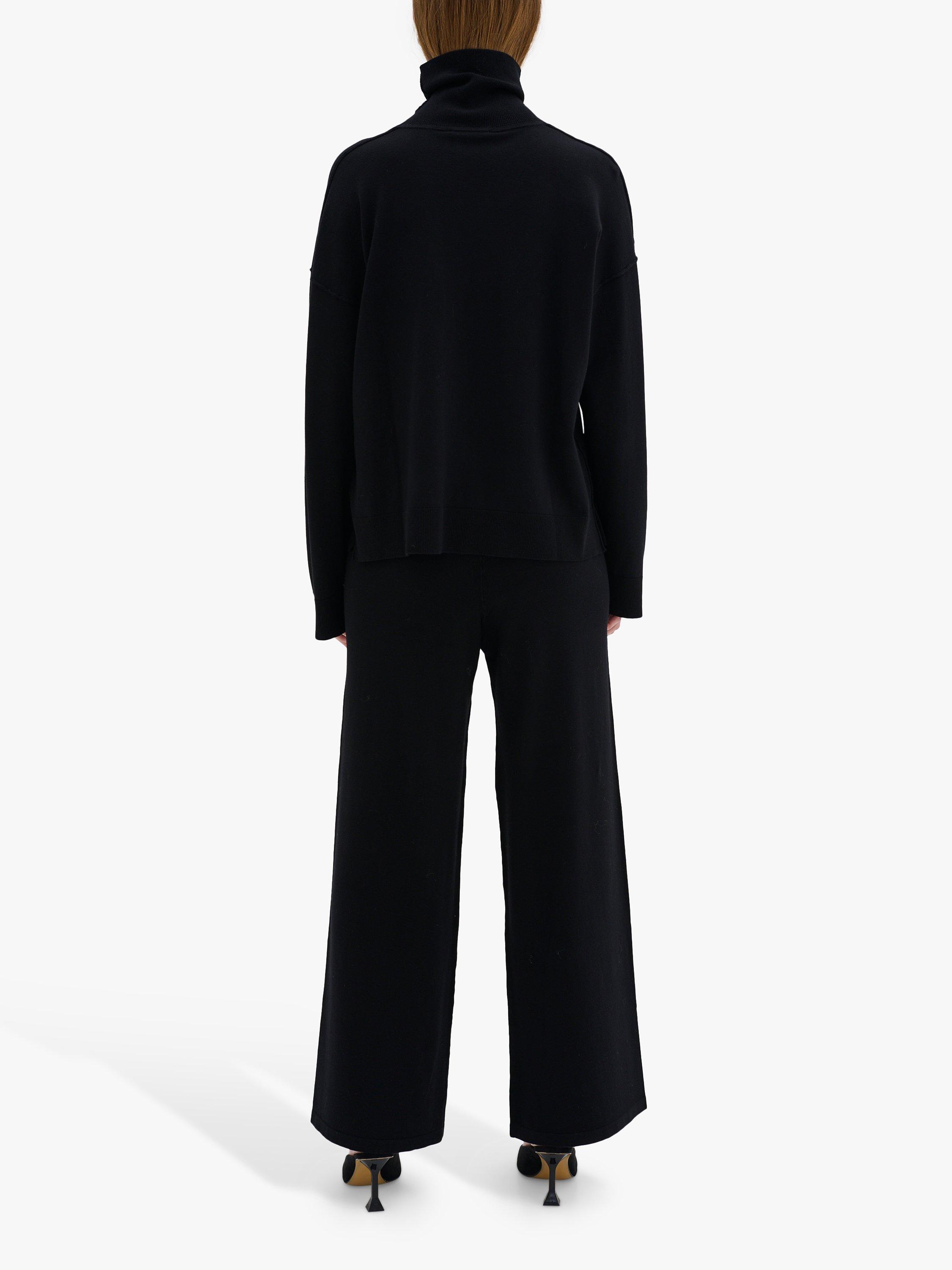 Product image 2 of 5, which shows MY ESSENTIAL WARDROBE Emma Roll Neck Jumper, Black, M