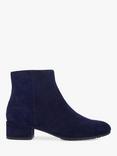 Dune London Pippie Suede Ankle Boots, Dark Blue