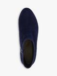 Dune London Pippie Suede Ankle Boots, Dark Blue