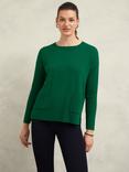 Hobbs Devora Wool Blend Jumper, Green