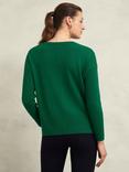 Hobbs Devora Wool Blend Jumper, Green