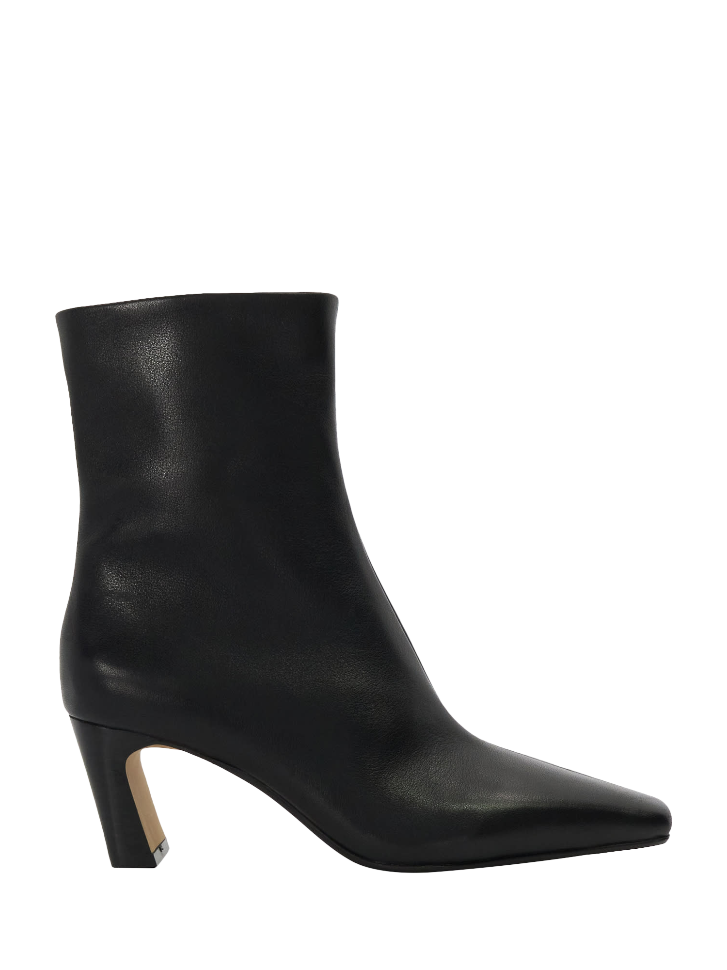 Dune London Obriele Leather Heeled Ankle Boots, Black