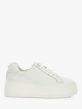 Dune London Episode Leather Chunky Trainers, White