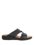 Dune Harris Leather Sandals, Black-Leather