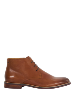 Dune London Millers Comfort Sole Leather Chukka Boots, Tan