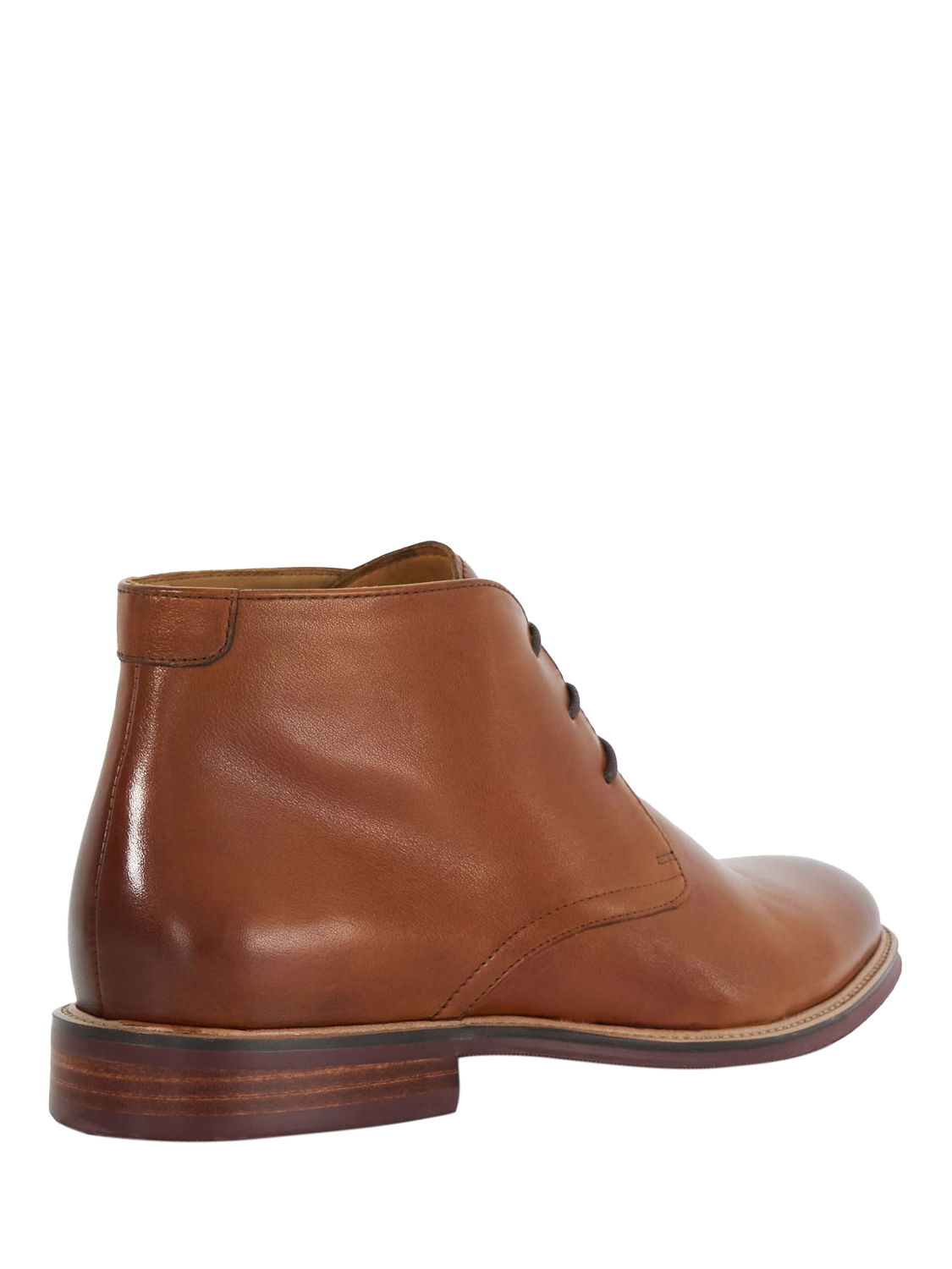 Dune London Millers Comfort Sole Leather Chukka Boots, Tan display picture 2