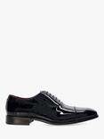 Dune Secrecy Patent Leather Oxford Shoes, Black