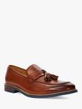 Dune Simley Leather Tassel Loafers, Tan