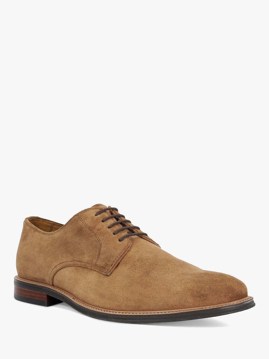 Dune Stanley Suede Formal Shoes Caramel